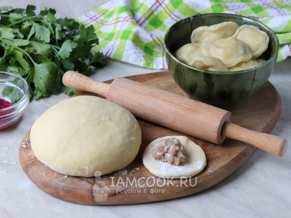 Тесто для пельменей на минералке, рецепт с фото