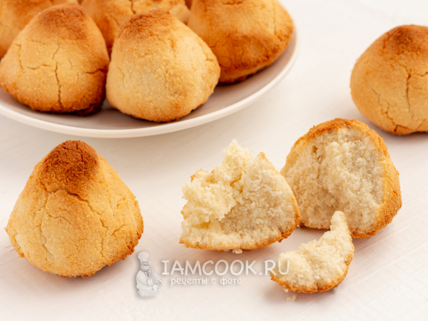 Печенье из кокосовой муки, рецепт с фото