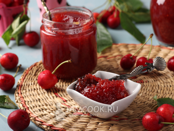 Джем из черешни на зиму, рецепт с фото