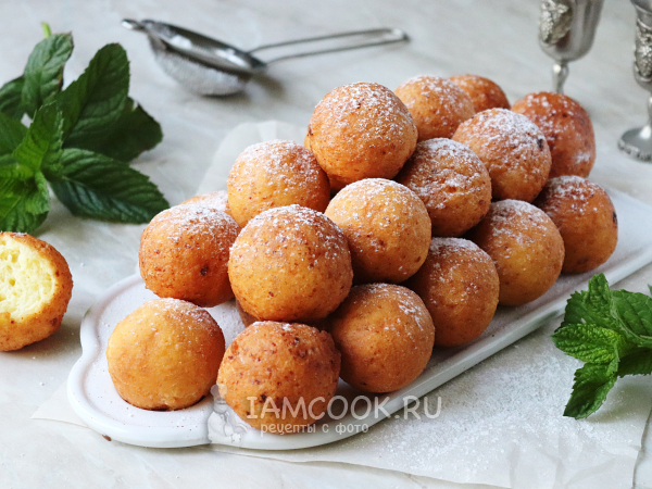 Творожные колобки, рецепт с фото