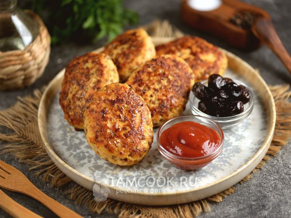 Котлеты из индейки с гречкой, рецепт с фото