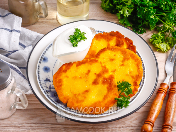 Кукурузные лепешки на кефире на сковороде, рецепт с фото