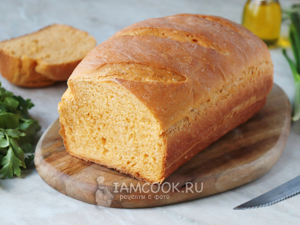 Хлеб с паприкой в духовке (дрожжевой), рецепт с фото