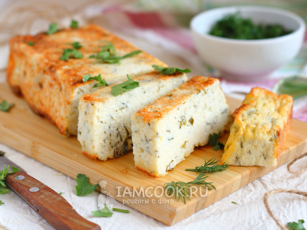 Творожная запеканка с рикоттой, рецепт с фото