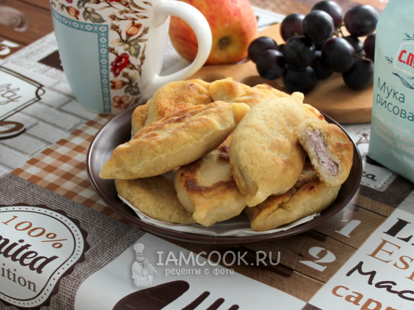 Пирожки из рисовой муки, рецепт с фото