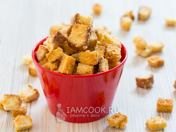 Попкорн из хлеба, рецепт с фото