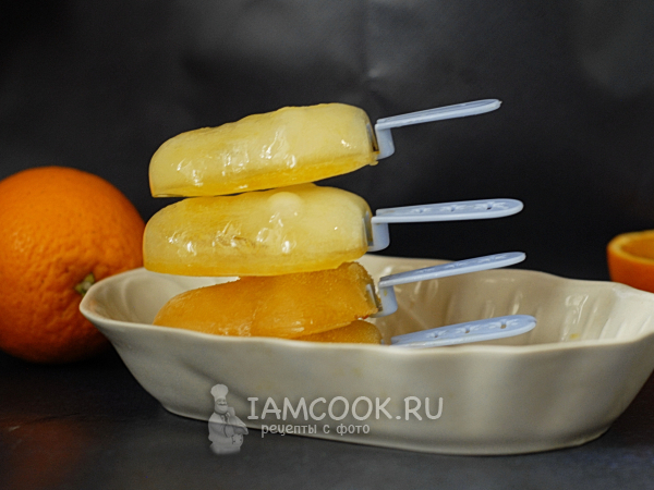 Замороженный сок, рецепт с фото