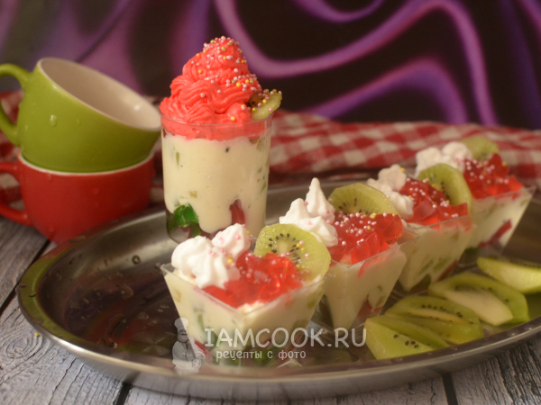 Десерт «Битое стекло», рецепт с фото