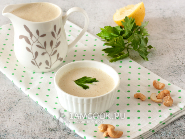 Орехово-кунжутный соус, рецепт с фото