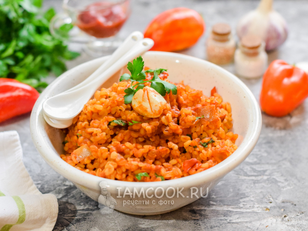 Булгур по-турецки, рецепт с фото