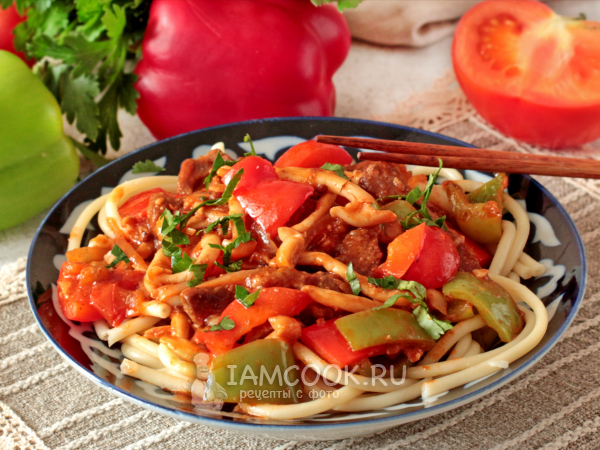 Могуру лагман, рецепт с фото