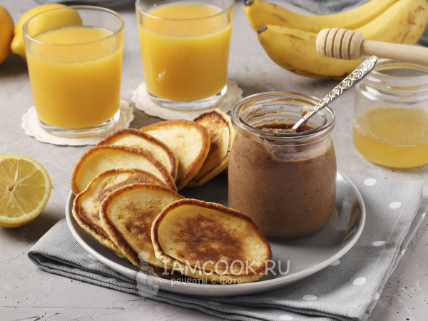 Лимонные оладьи на простокваше, рецепт с фото