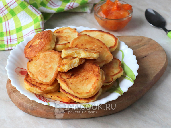 Оладьи с апельсином (на кефире), рецепт с фото