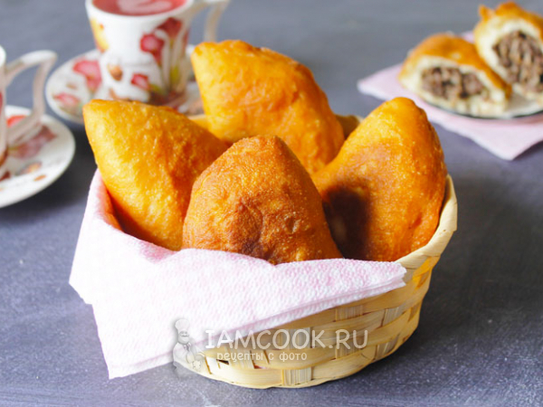 Жареные пирожки с ливером, рецепт с фото