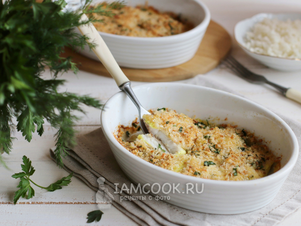 Филе судака, запеченное в духовке, рецепт с фото