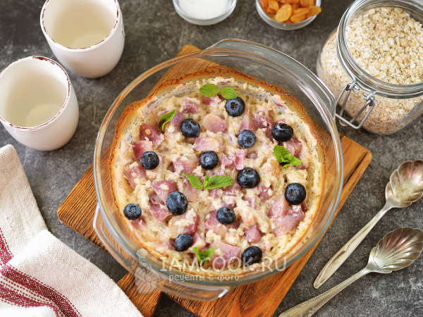 Овсянка в духовке, рецепт с фото