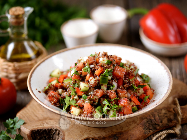 Табуле с киноа (салат), рецепт с фото