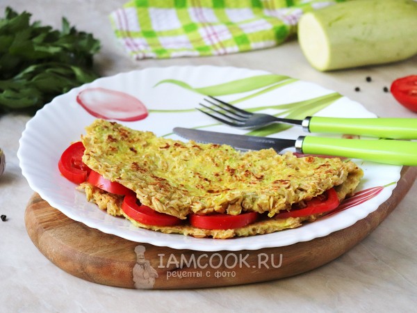 Овсяноблин с кабачком, рецепт с фото