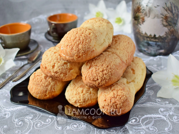 Эклер с кракелюром, рецепт с фото