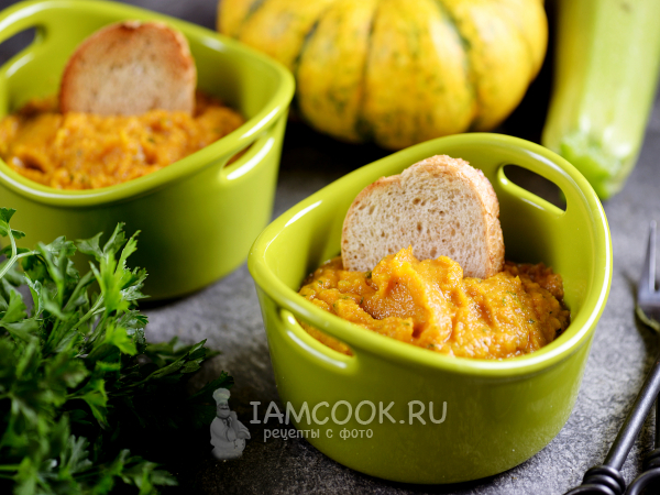 Икра из тыквы и кабачков, рецепт с фото