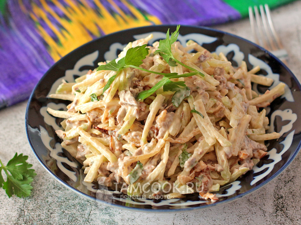 Салат «Узбекистан», рецепт с фото