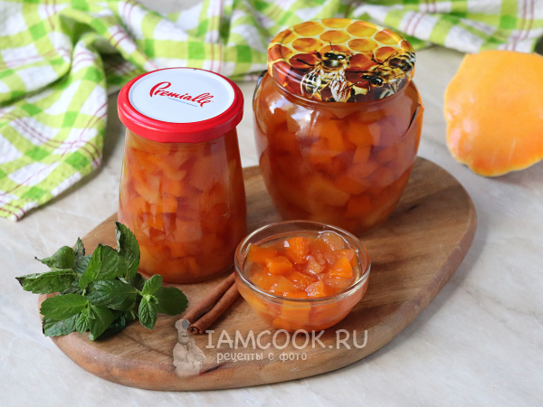 Варенье из тыквы и айвы, рецепт с фото