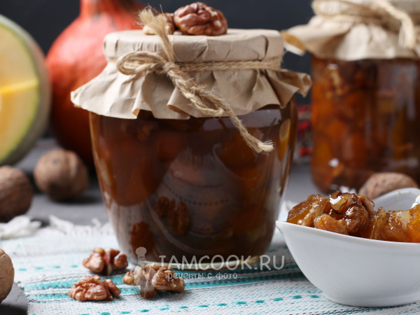Варенье из тыквы с грецкими орехами на зиму, рецепт с фото
