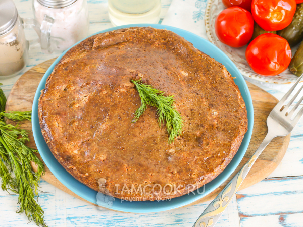 Запеканка из говяжьей печени в духовке, рецепт с фото