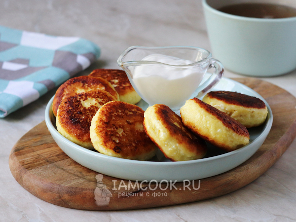 Сырники из творога с кокосовой стружкой, рецепт с фото