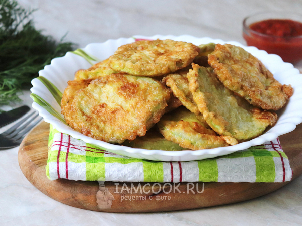 Отбивные из кабачков, рецепт с фото
