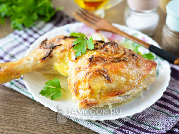 Куриные окорочка в майонезе в духовке, рецепт с фото