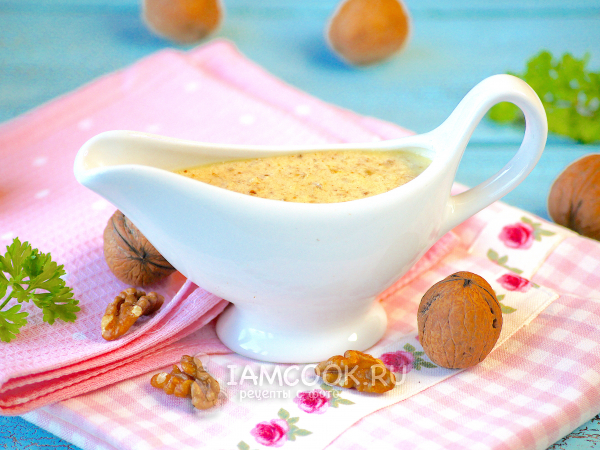 Сливочно-ореховый соус, рецепт с фото