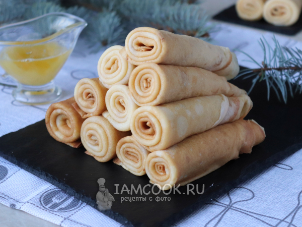 Медовые блины, рецепт с фото