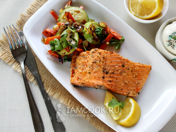 Форель в пароварке, рецепт с фото