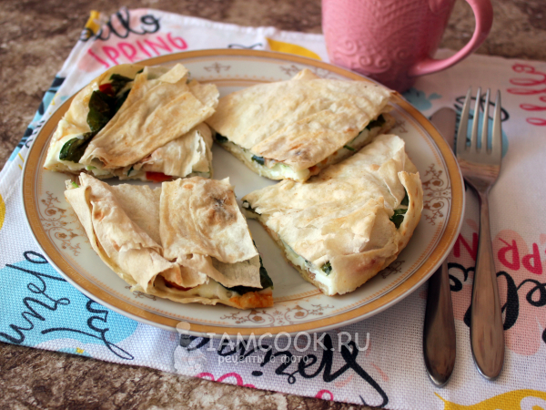 Яичница в лаваше в мультиварке, рецепт с фото