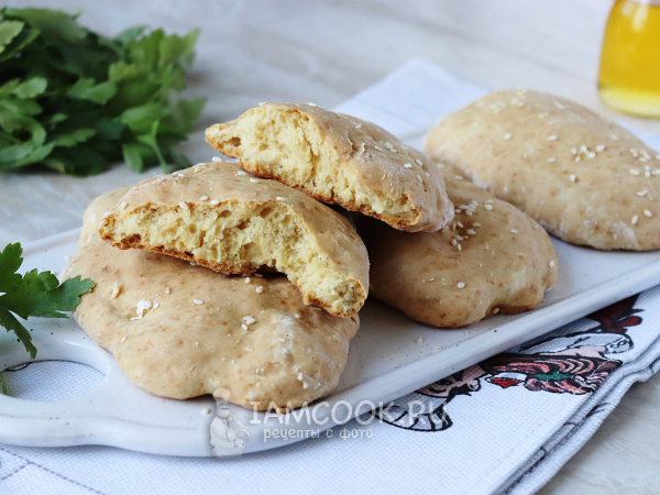Лепешки на сыворотке в духовке, рецепт с фото