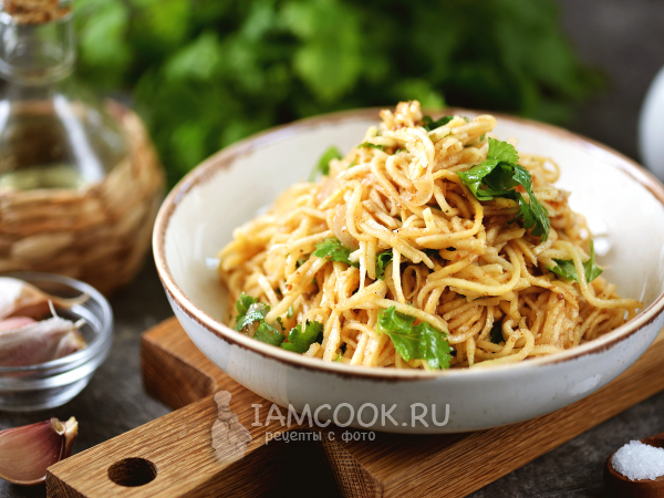 Репа по-корейски, рецепт с фото