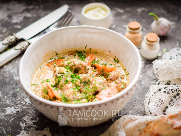 Куриная печень в соусе в духовке, рецепт с фото