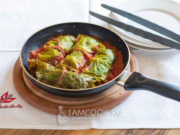 Голубцы из мангольда, рецепт с фото