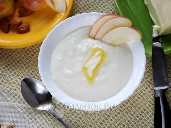 Манная каша в микроволновке, рецепт с фото