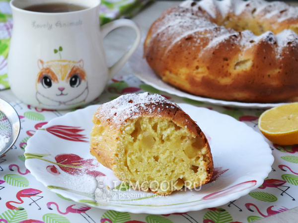 Кекс с нектаринами, рецепт с фото