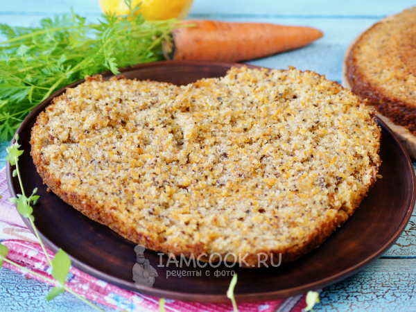 Морковный бисквит для торта, рецепт с фото