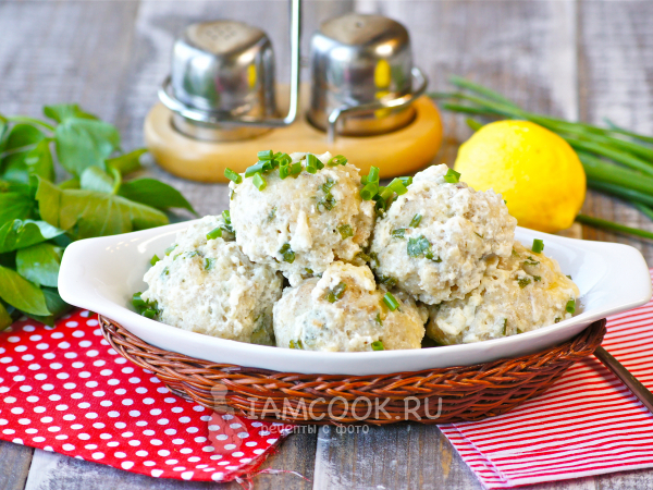 Тефтели из минтая, рецепт с фото