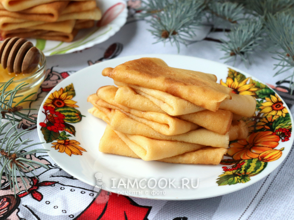 Блины на желтках, рецепт с фото