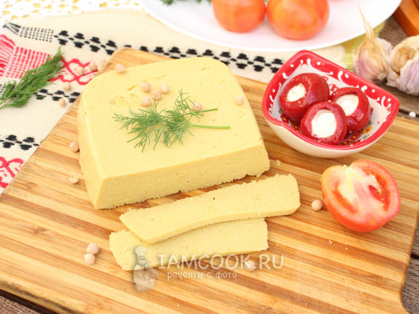 Сыр из нутовой муки, рецепт с фото