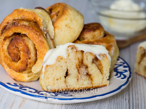 Синнабоны без дрожжей, рецепт с фото