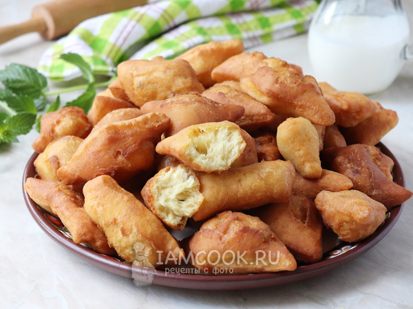 Баурсаки на кислом молоке (без дрожжей), рецепт с фото
