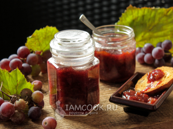 Варенье из винограда без косточек на зиму, рецепт с фото