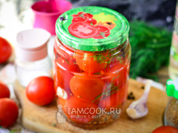 Маринованные помидоры с горчицей (2-дневные), рецепт с фото