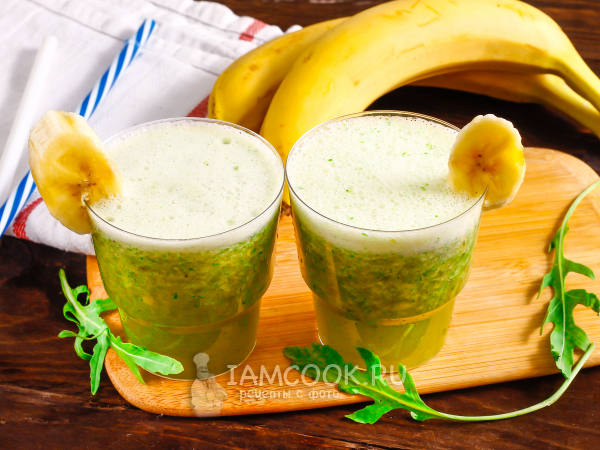 Смузи с рукколой, рецепт с фото